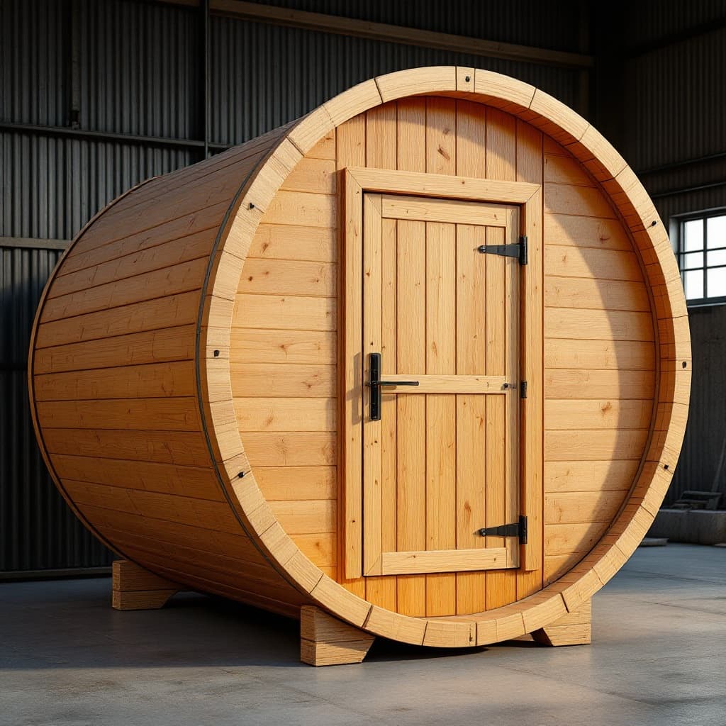 Steelhaul 6-Person Cedar Barrel Sauna