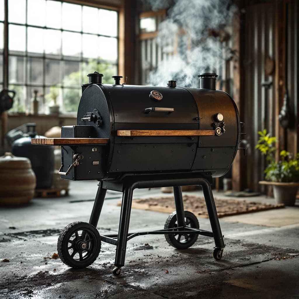 Steelhaul Portable Wood Pellet Grill - 300 Sq In Cooking Area