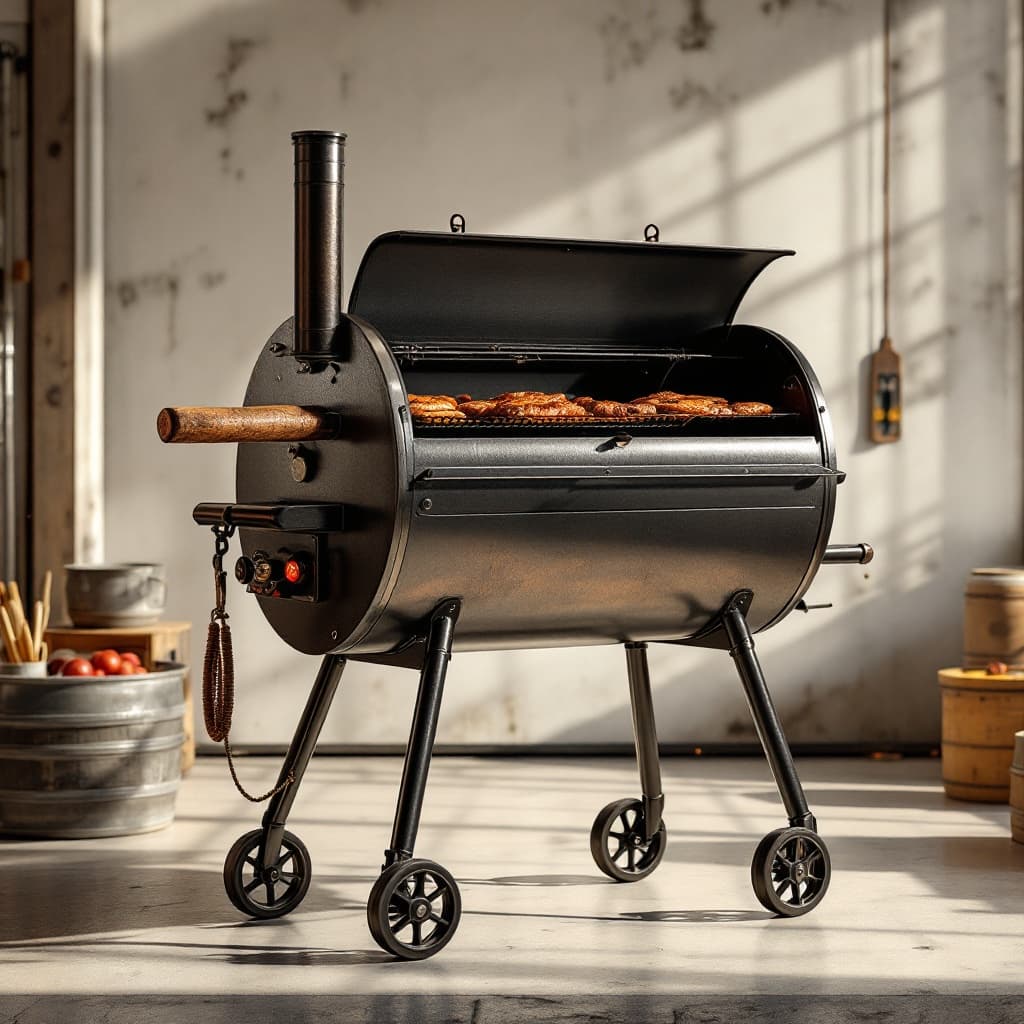 Steelhaul 18-Inch Vertical Charcoal Smoker - 481 Sq In Cooking Area