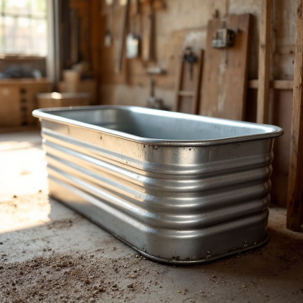 Steelhaul 50 Gallon Galvanized Stock Tank