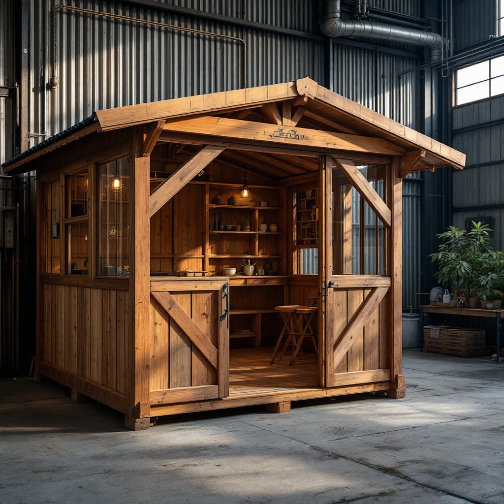 Steelhaul 8x8 ft Cedar Octagon Gazebo