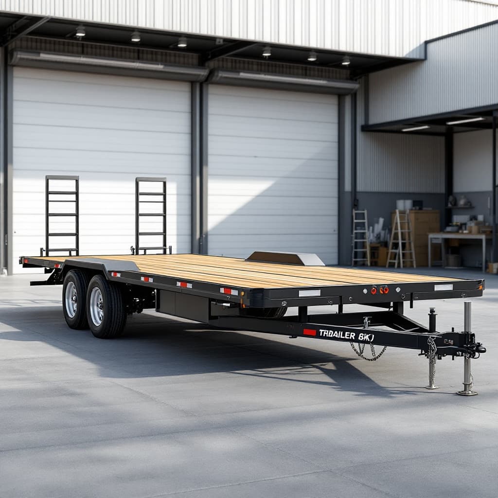 Steelhaul 7x16 Flatbed Utility/Car Hauler, 7,000 GVWR