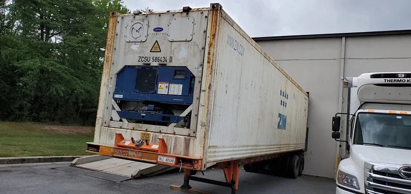 40ft HC Reefer Container–Wind & Water Tight, Non-Working For Sale